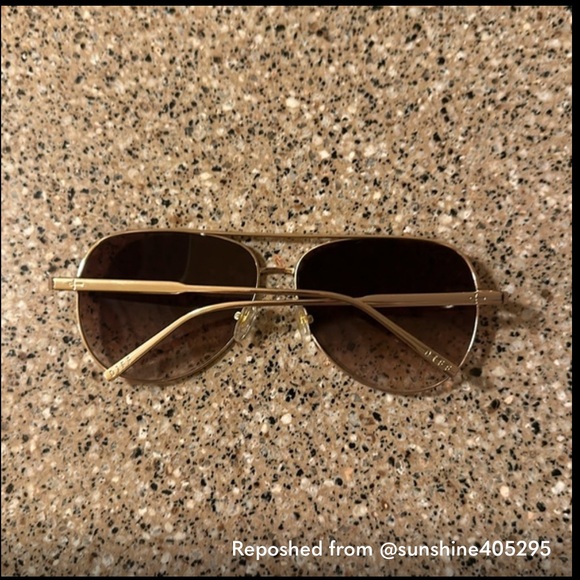 Diff x Oversized Aviator Sunglasses - Picture 8 of 9